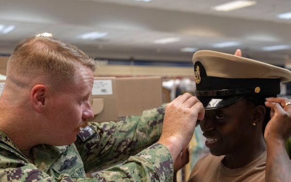 NMRTC Pensacola Chief Uniform Fitting