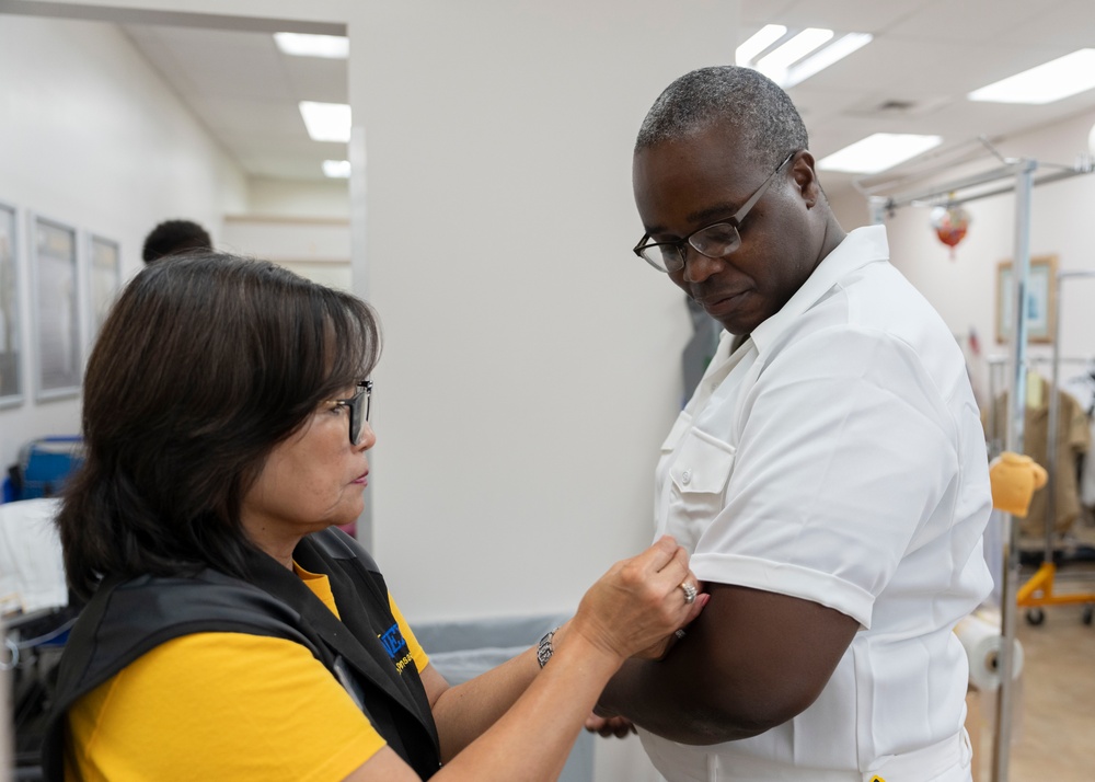 NMRTC Pensacola Chief Uniform Fitting