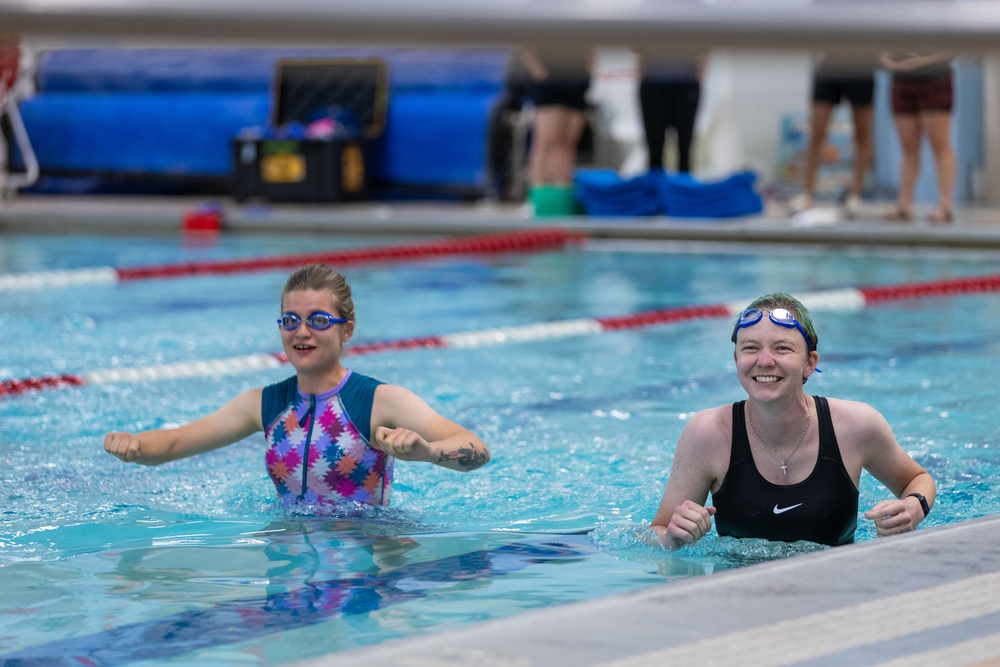 Swim Buddies Laugh