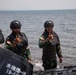 Members of the Indonesian National Armed Forces Korps Marinir are ready to go for the amphibious landing training exercise during Super Garuda Sheild 2024