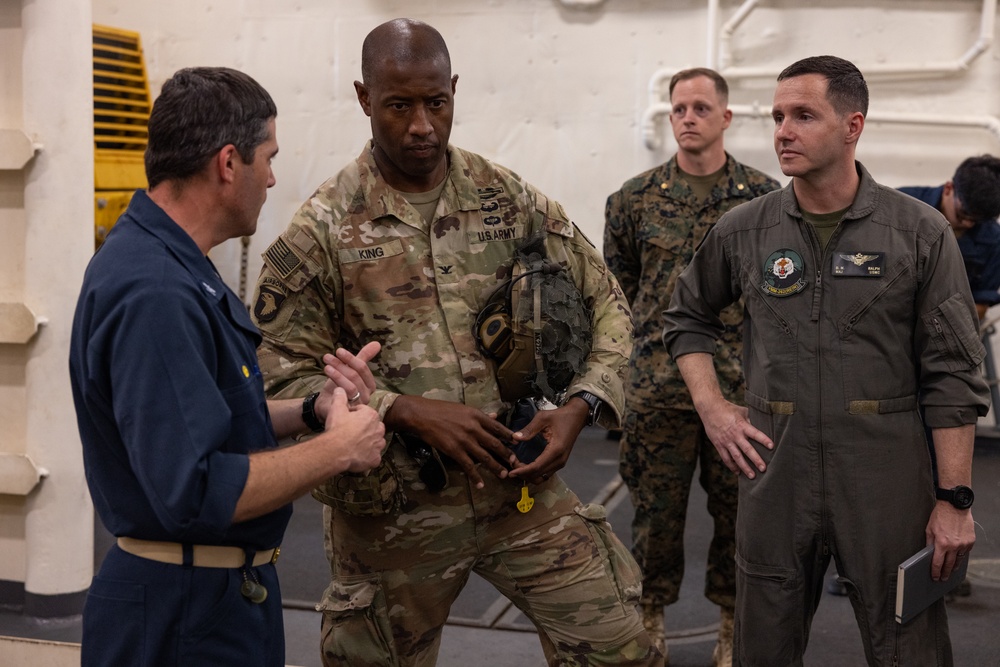 USS Green Bay hosts Super Garuda Shield 2024 Task Force Commander