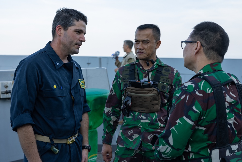 USS Green Bay hosts Super Garuda Shield 2024 Task Force Commander