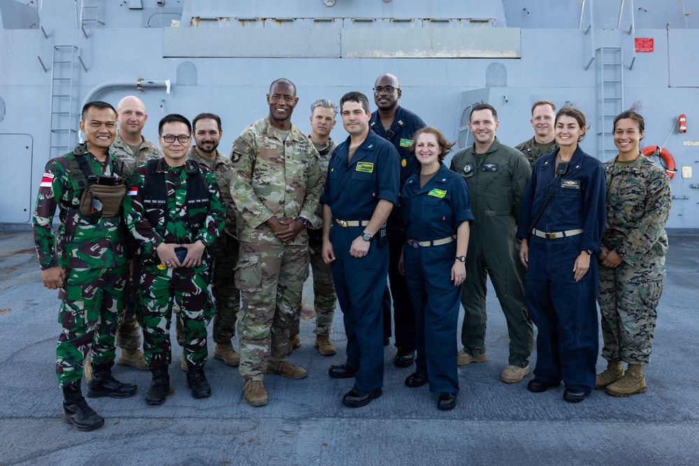 USS Green Bay hosts Super Garuda Shield 2024 Task Force Commander