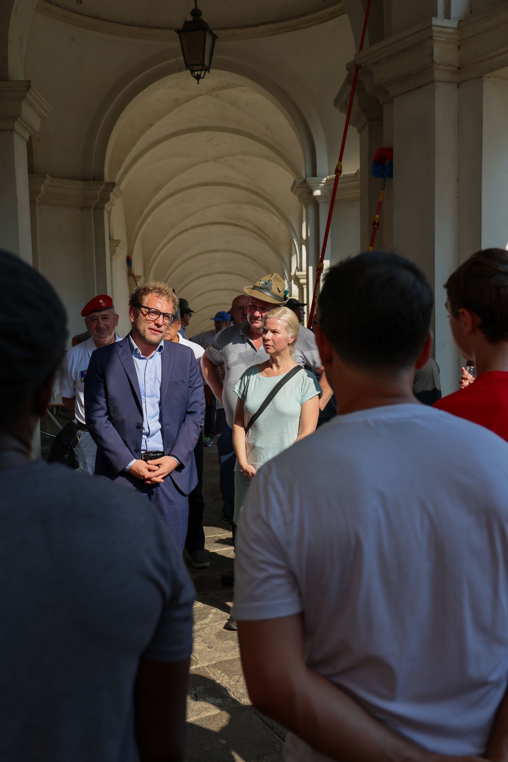 Vicenza military community assists in Monte Berico Basilica clean up