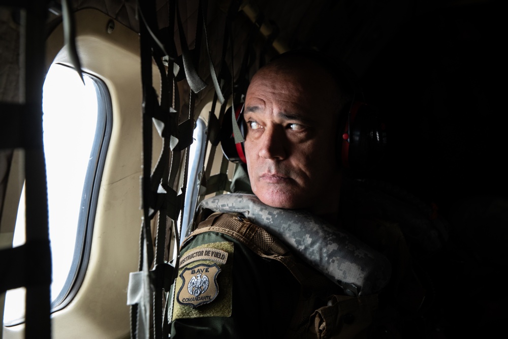 Chilean Special Forces Conduct Airborne Jump During Southern Fenix 24