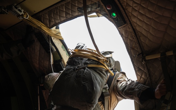 Chilean Special Forces Conduct Airborne Jump During Southern Fenix 24