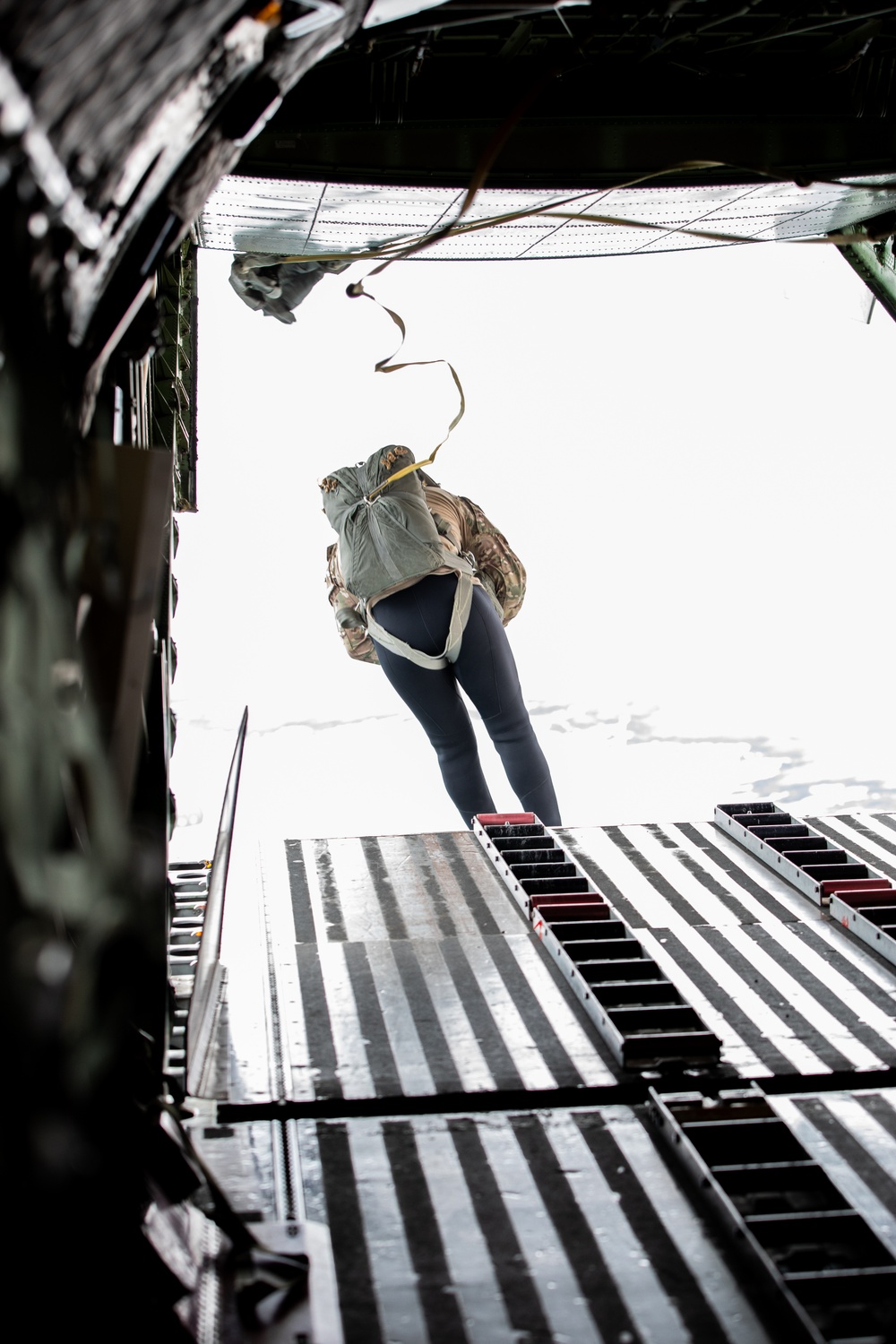 Chilean Special Forces Conduct Airborne Jump During Southern Fenix 24