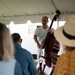 Navy Musician gives bass masterclass at bluegrass festival
