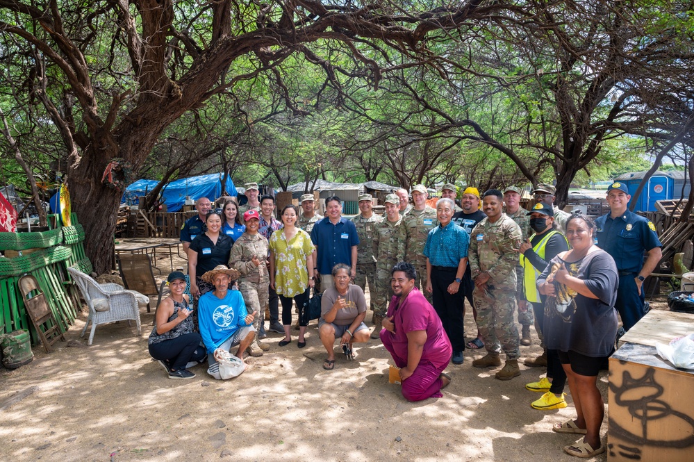 Military &amp; Community Unite to Build Homes for Waiʻanae’s Houseless