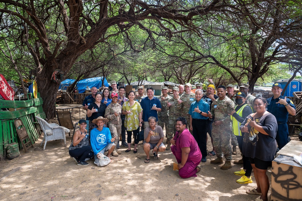 Military &amp; Community Unite to Build Homes for Waiʻanae’s Houseless