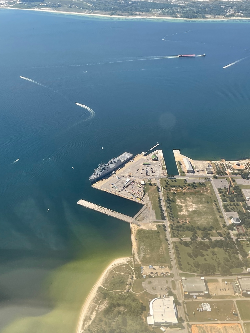 USS Richard M. McCool Jr. at NAS Pensacola for Commissioning