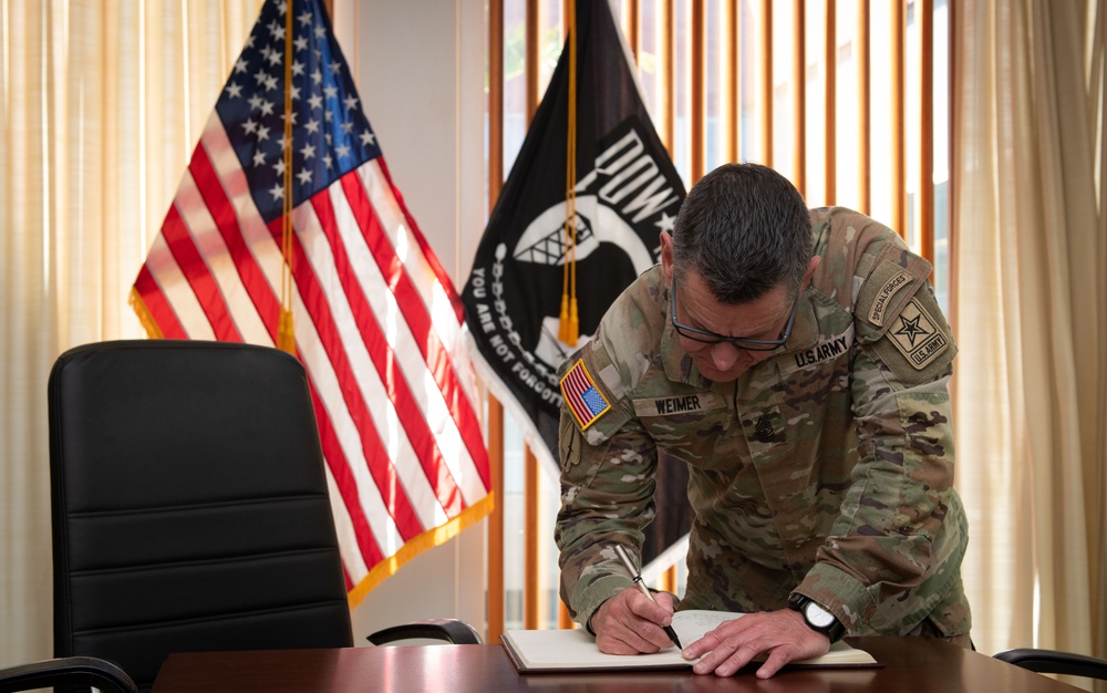 Sergeant Major of the Army visits DPAA
