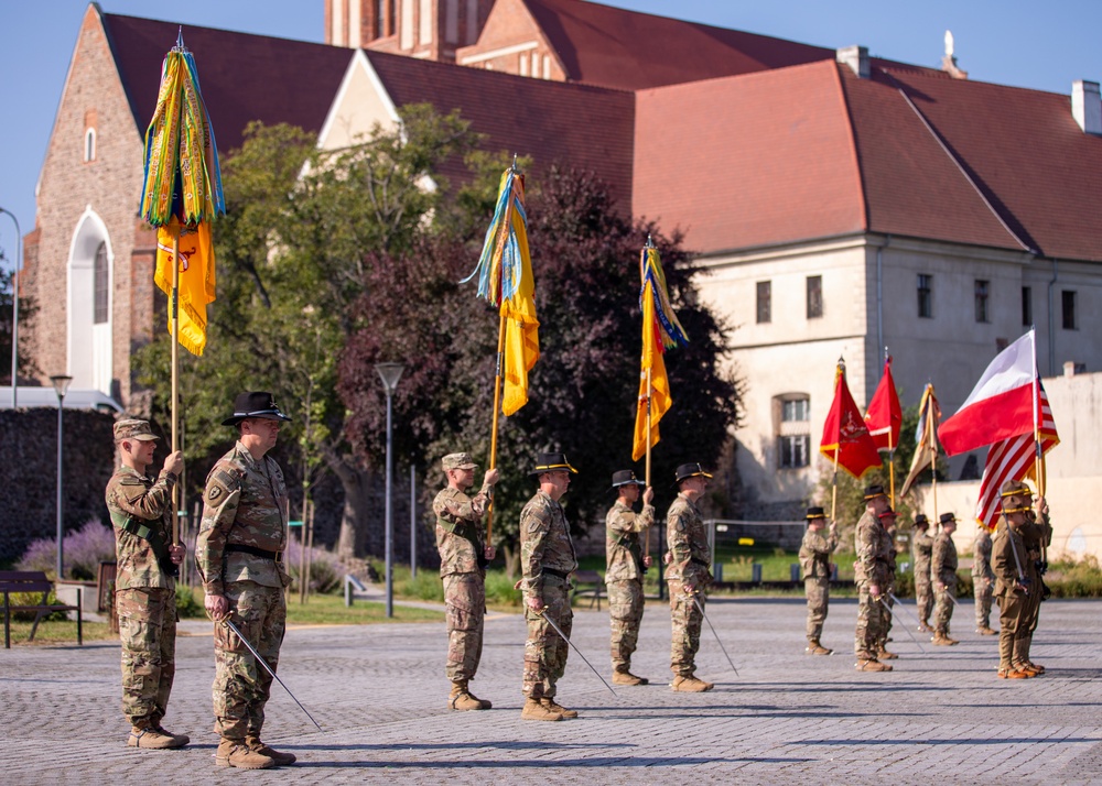 1st Armored Brigade Combat Team Change of Responsibility in Zagan, Poland