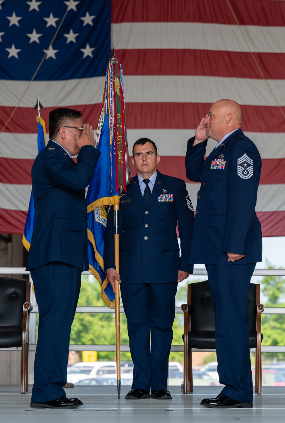 Price assumes responsibility as 434th ARW's command chief