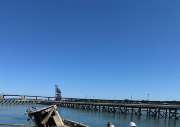 Coast Guard Oversees Salvage Operations for Sunken Jacob Pike