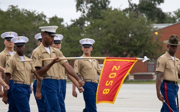 Pensacola native graduates as the honor graduate for platoon 2058, Golf Company, Marine Corps Recruit Depot Parris Island