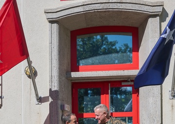 Maj. Gen. Sofge meets with Brazilian Marine Corps commandant