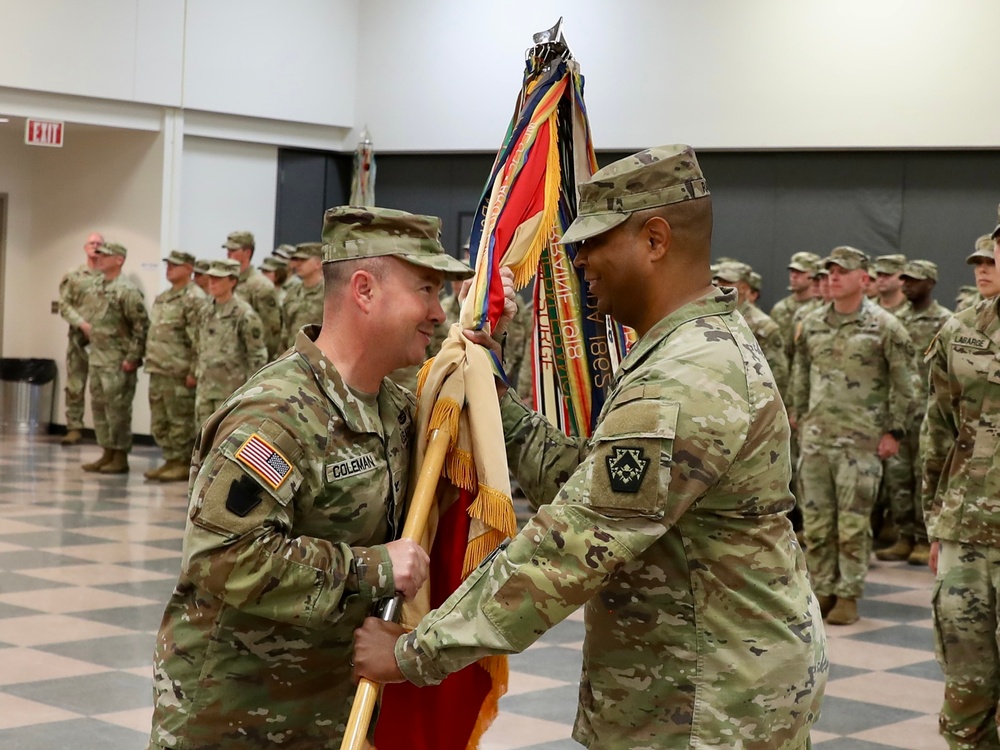 Coleman takes command of 213th RSG