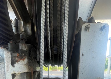 New Cable installed at Gate 4 on Woonsocket Dam