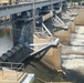 Woonsocket Dam before tree debris removal