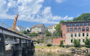 Tree debris removal at Woonsocket Dam