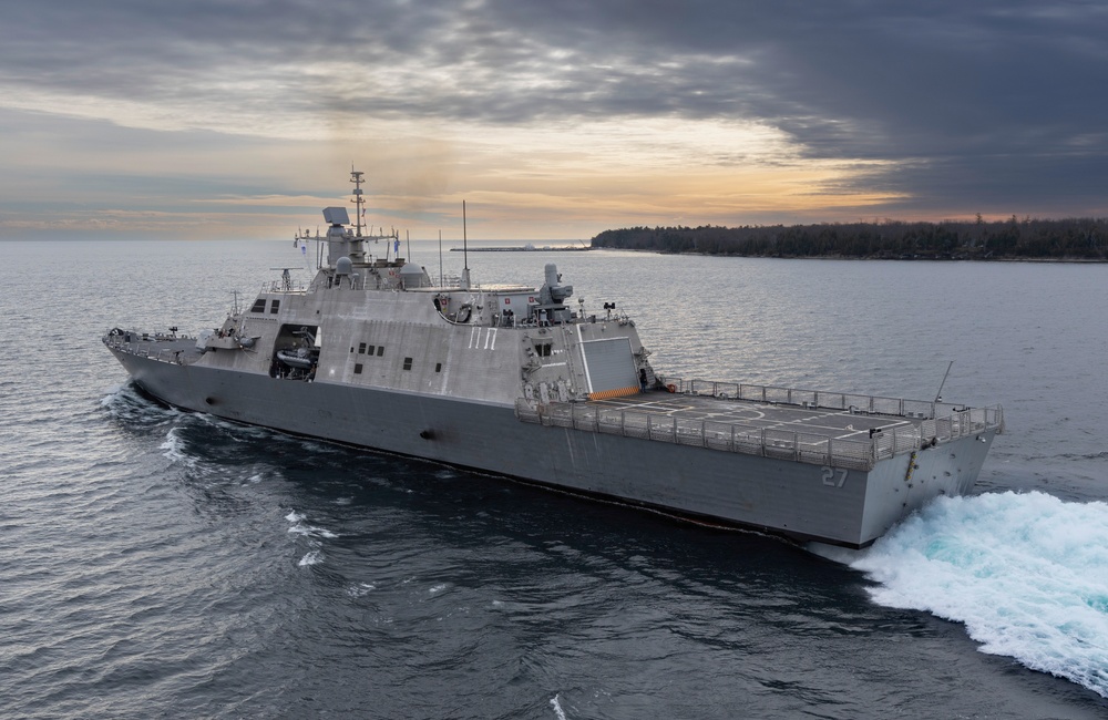 USS Nantucket (LCS-27) Sea Trails