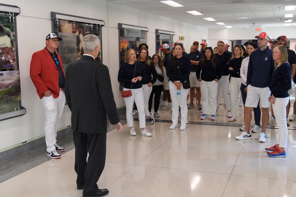 Solheim Cup U.S. Team Visits the Pentagon