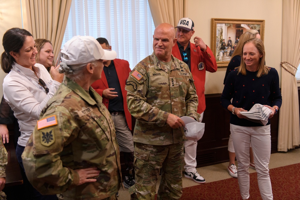 Solheim Cup U.S. Team Visits the Pentagon