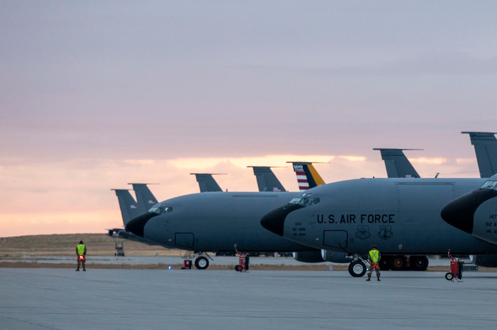 92nd Air Refueling Wing completes Titan Fury 24-7, validating rapid global mobility capabilities
