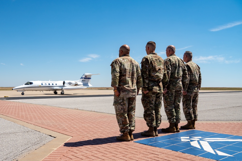 2AF Commander Visit Sheppard AFB