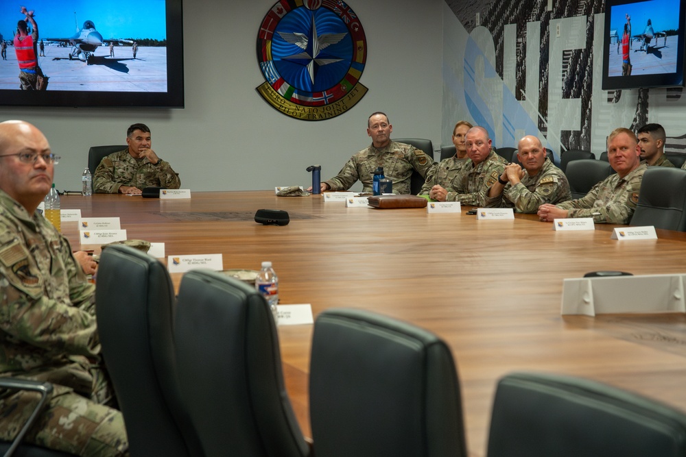 2AF Commander Visit Sheppard AFB