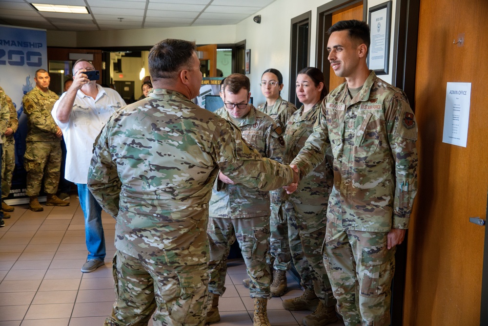 2AF Commander Visit Sheppard AFB