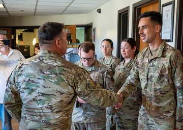 2AF Commander Visit Sheppard AFB