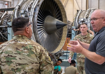 2AF Commander Visit Sheppard AFB
