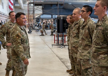 2AF Commander Visit Sheppard AFB
