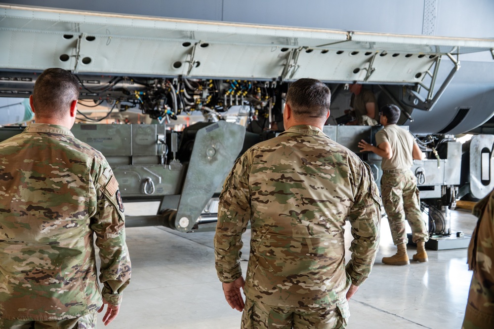 2AF Commander Visit Sheppard AFB