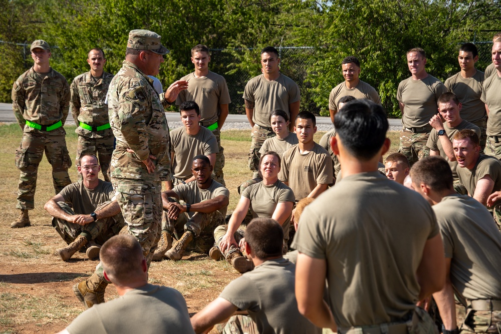 2AF Commander Visit Sheppard AFB