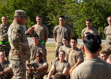 2AF Commander Visit Sheppard AFB