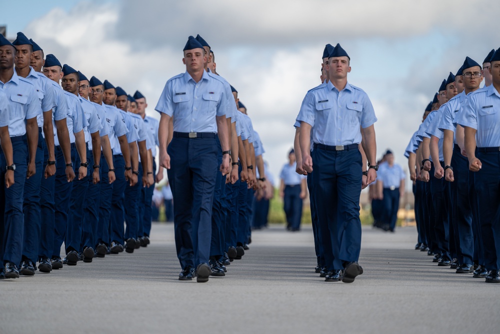 Flights 584-598 ; Department of the Air Force Basic Military Training Coin Ceremony