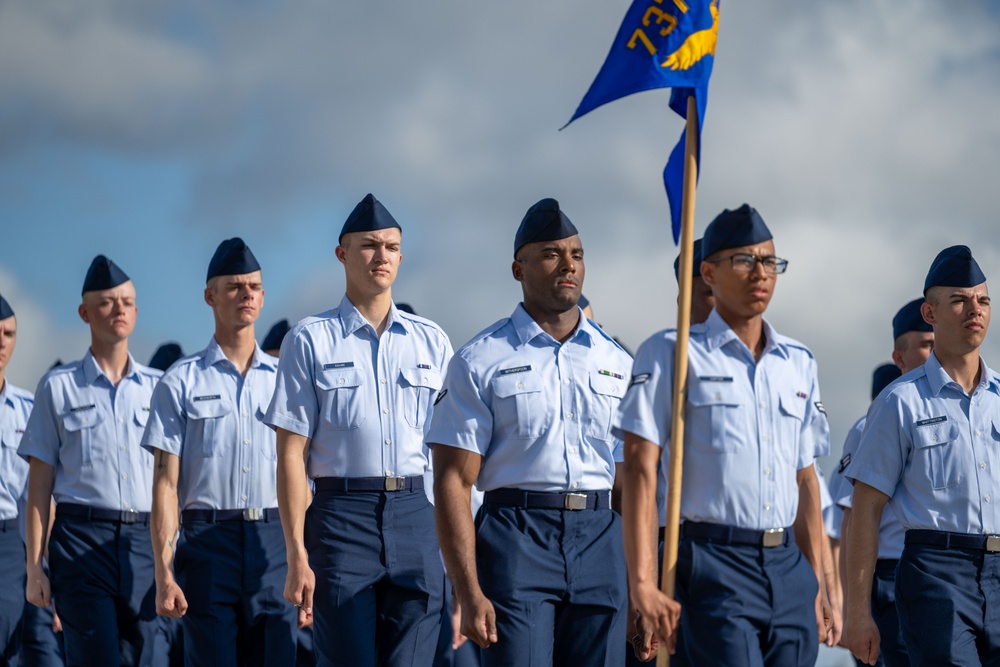 Flights 584-598 ; Department of the Air Force Basic Military Training Coin Ceremony