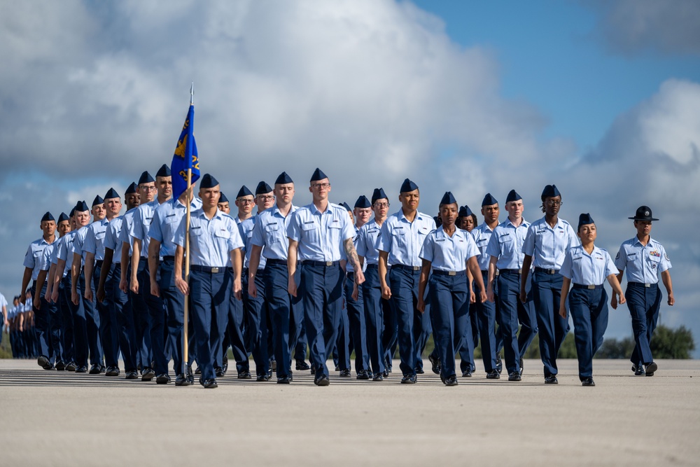 Flights 584-598 ; Department of the Air Force Basic Military Training Coin Ceremony