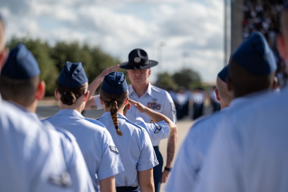 Flights 584-598 ; Department of the Air Force Basic Military Training Coin Ceremony