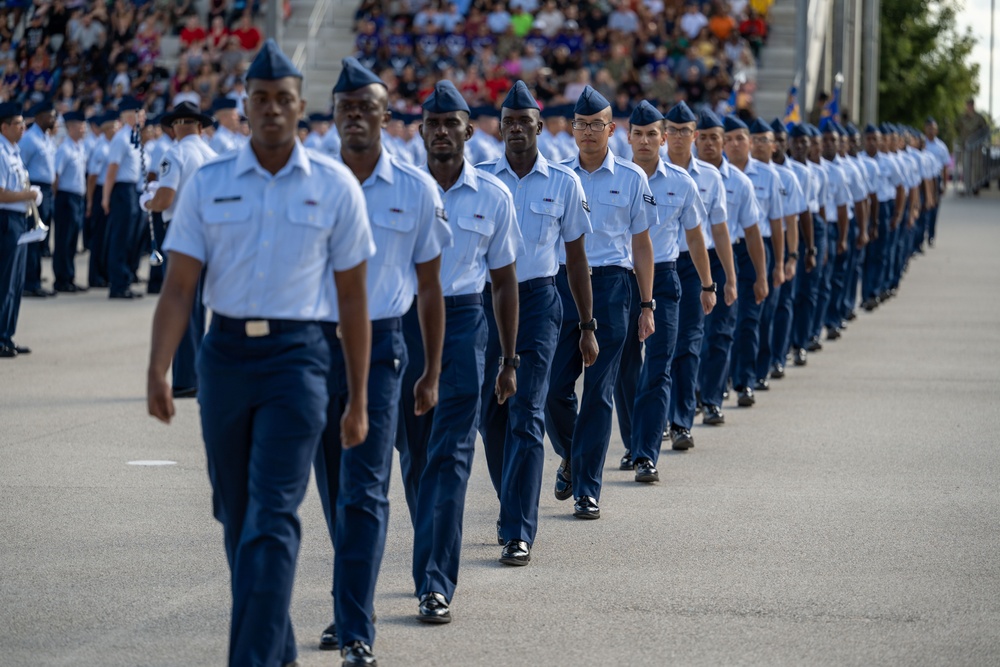 Flights 584-598 ; Department of the Air Force Basic Military Training Coin Ceremony