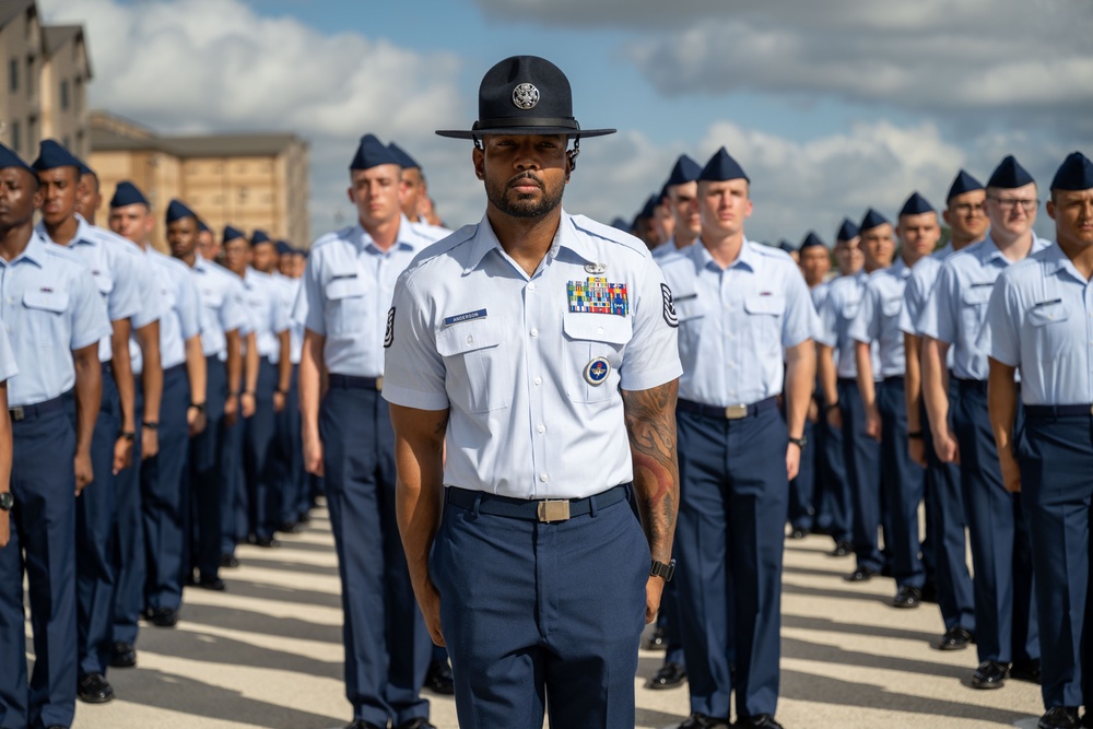 Flights 584-598 ; Department of the Air Force Basic Military Training Coin Ceremony