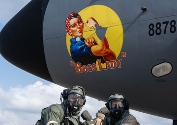 100th OSS and 351st ARS conduct simulated decontamination