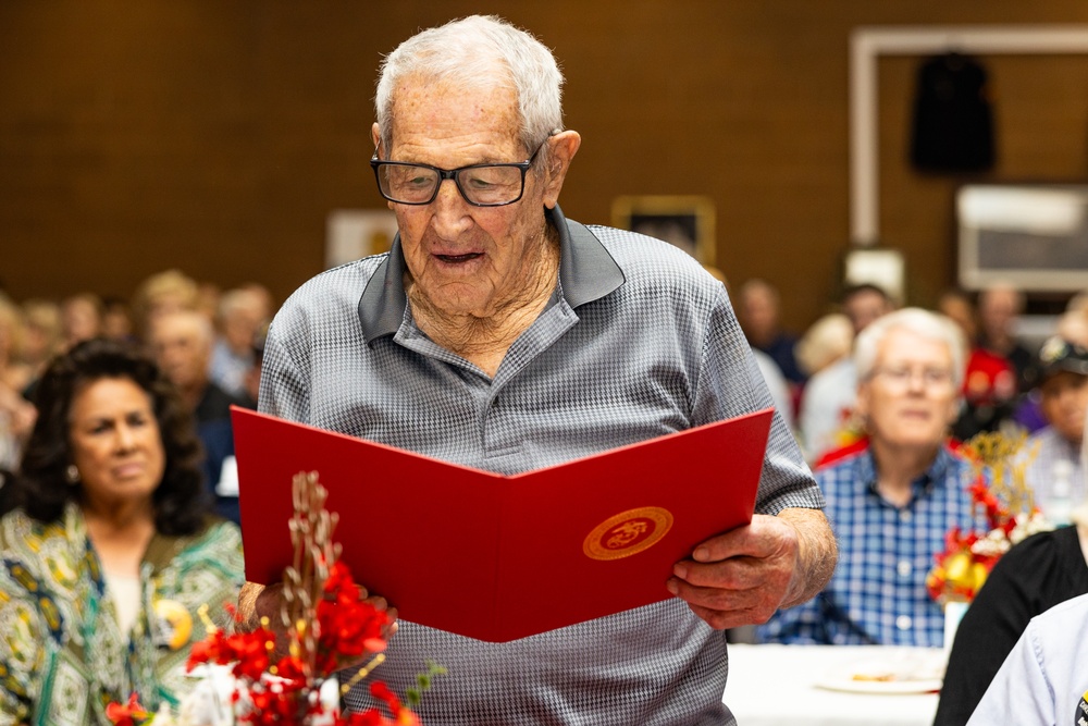 Iwo Jima Veteran Celebrates 100th Birthday