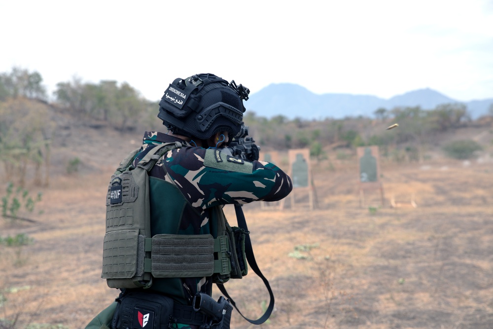 U.S. Marines Host Live Fire Short Bay Range for Partner Nations during Super Garuda Shield 2024