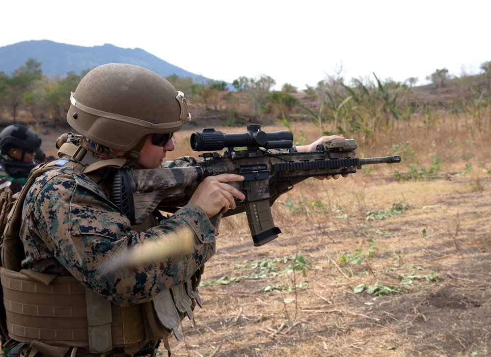 U.S. Marines Host Live Fire Short Bay Range for Partner Nations during Super Garuda Shield 2024