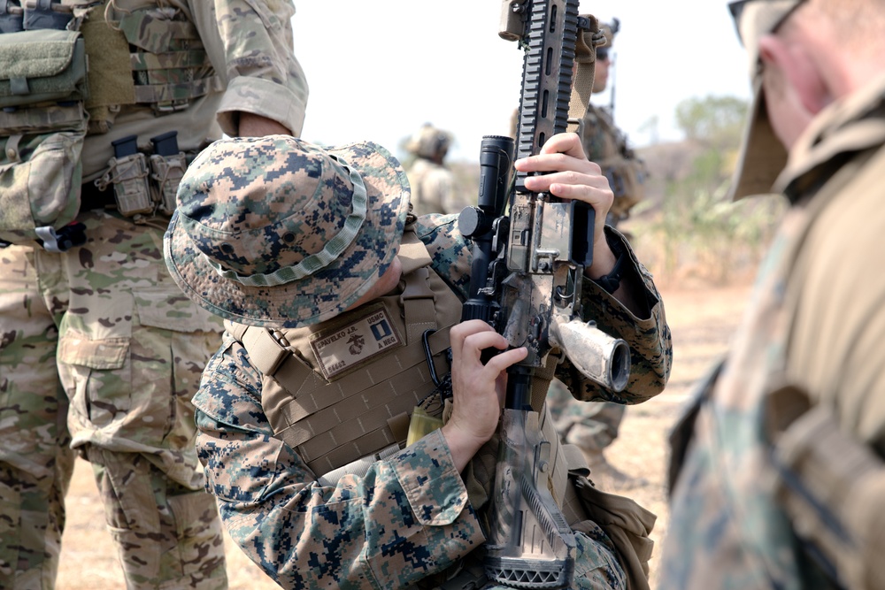 U.S. Marines Host Live Fire Short Bay Range for Partner Nations during Super Garuda Shield 2024