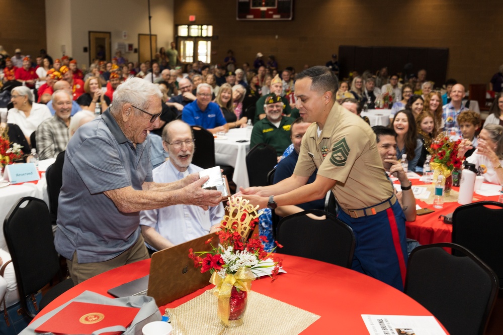 Iwo Jima Veteran Celebrates 100th Birthday